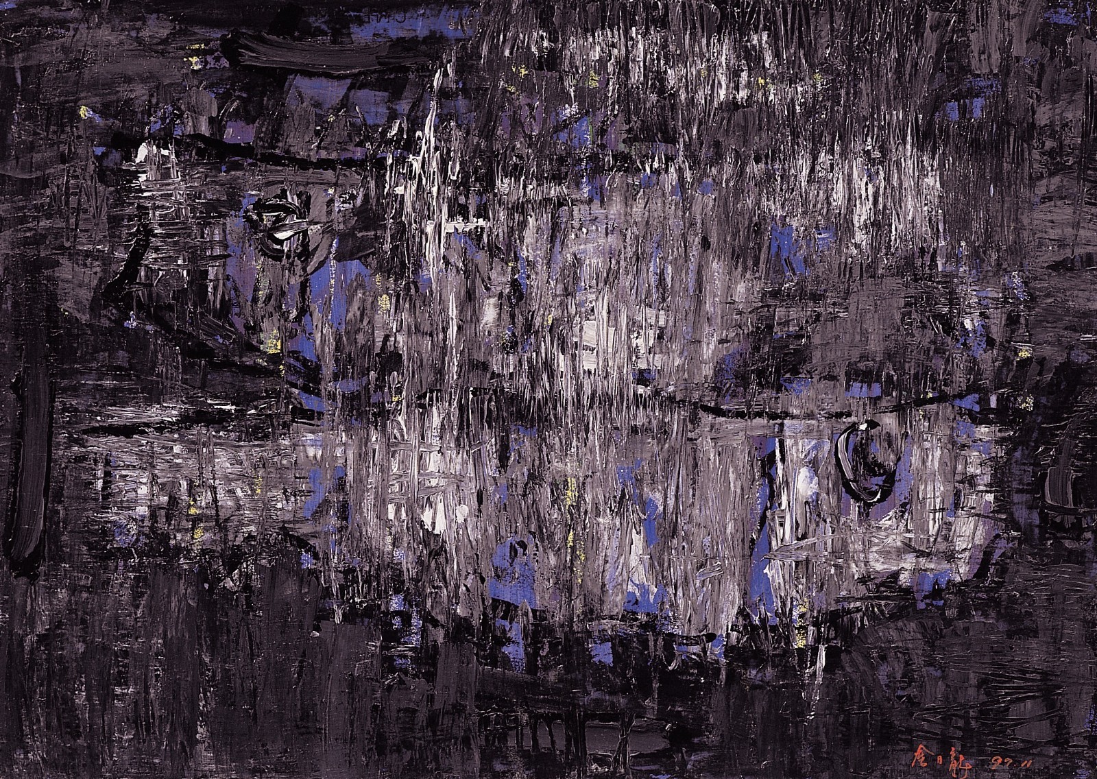 15 Nocturnal, Acrylic on Paper, 70cm×100cm, 1997.11.jpg