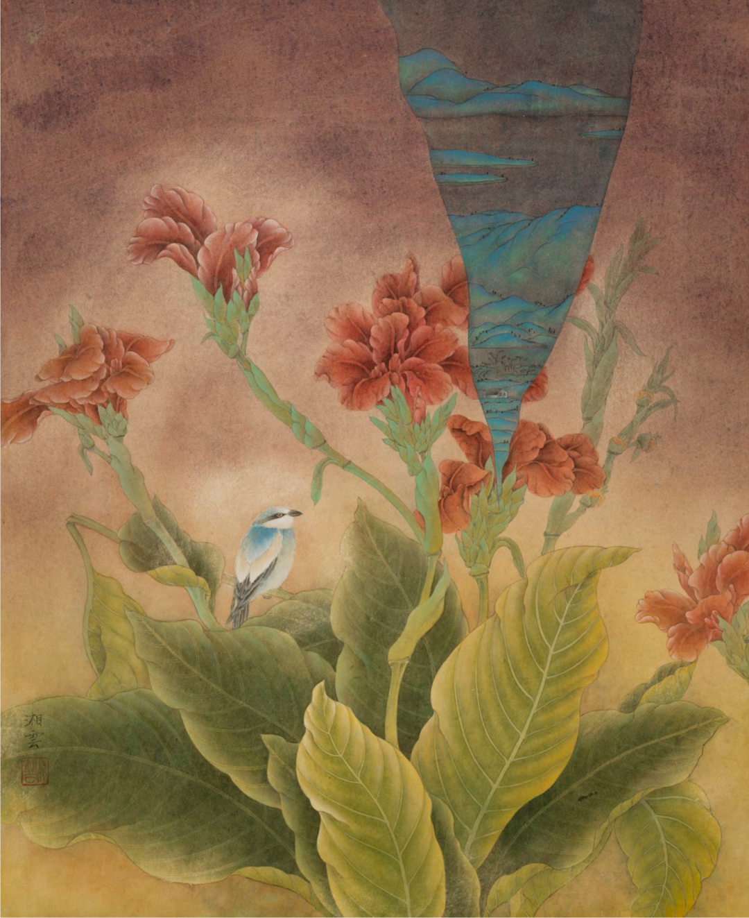 7 凝远  纸本设色  65x53cm  2004年.png