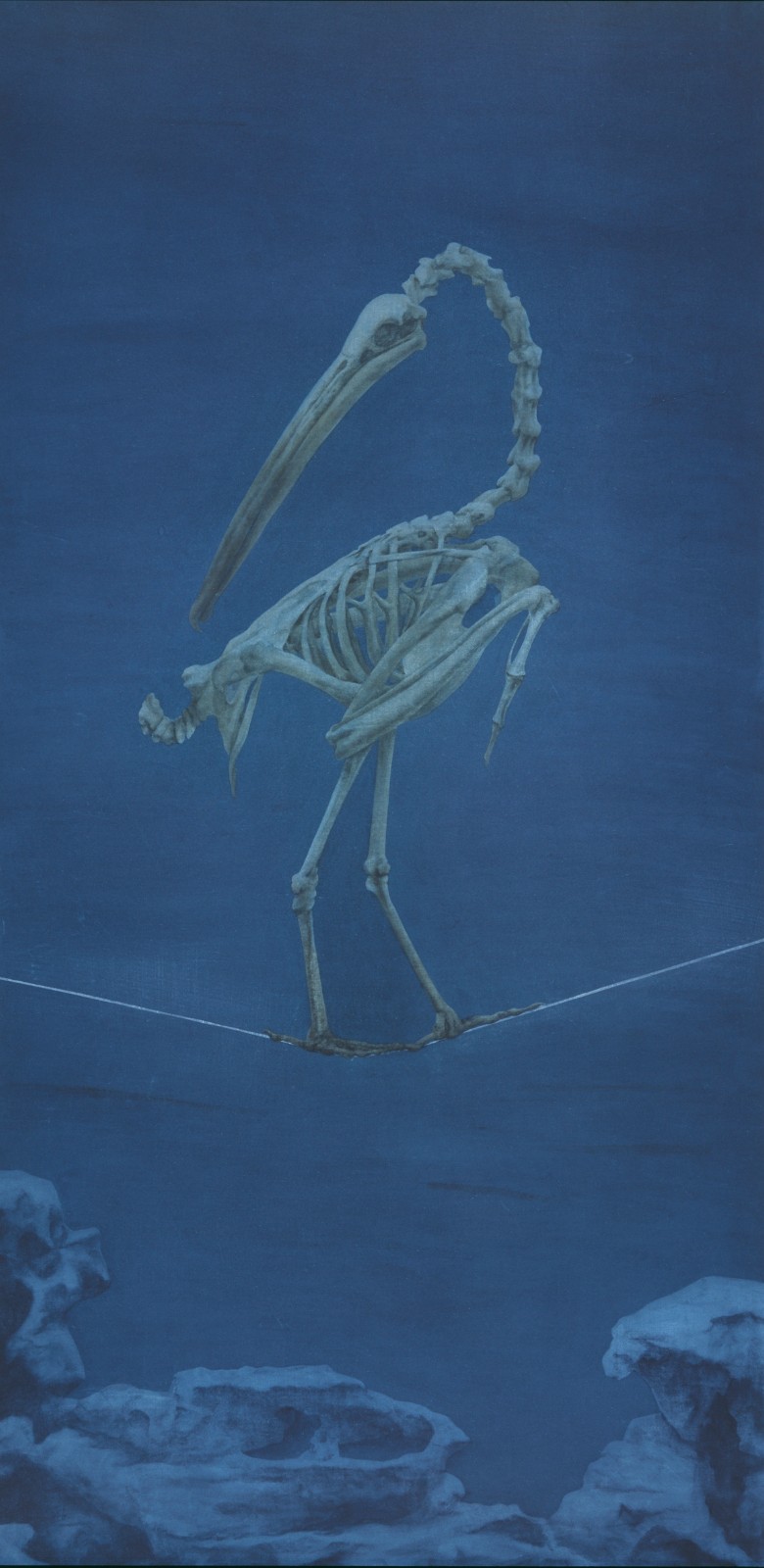 徐累，一生悬命，130×65cm，纸本水墨设色，2009.JPG