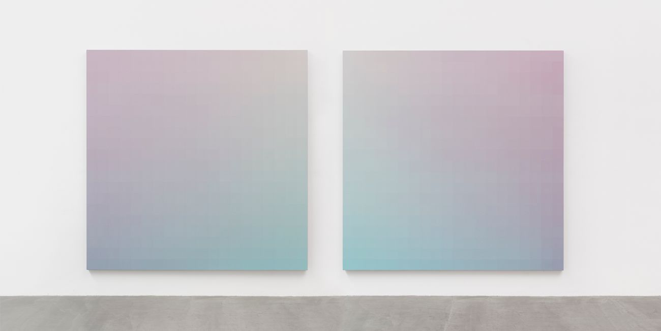 Zhang Xuerui, 400 201805 - 1 & 2, 2018.  Acrylic on canvas, 240 x 240 cm..jpeg