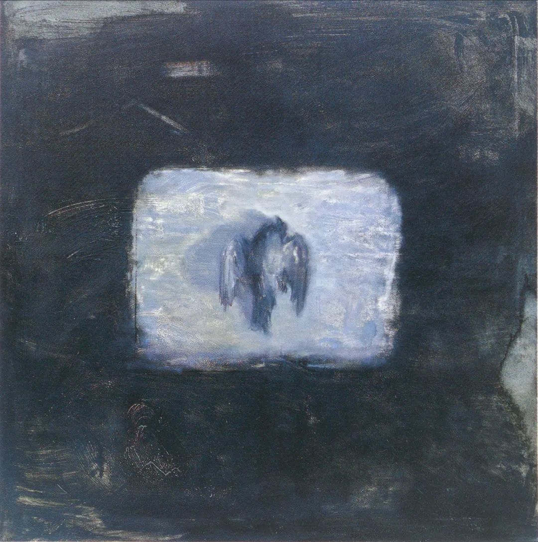 《死鸟系列No.1》，布面油画，100x100cm，2004.jpg