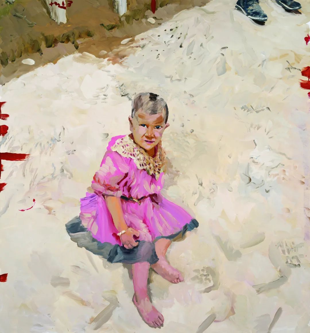 刘小东，《土孩儿》，150×140cm，布面油画，2013，中央美术学院美术馆藏.jpg