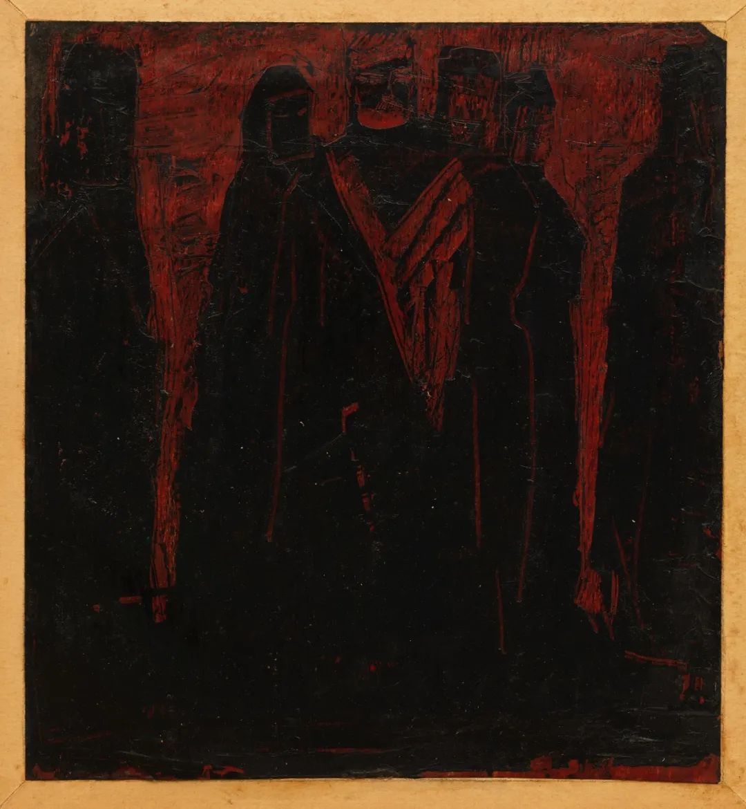 12 《国际歌》小稿01，21×19.3cm，纸板油彩，1962年，中央美术学院美术馆藏.jpeg