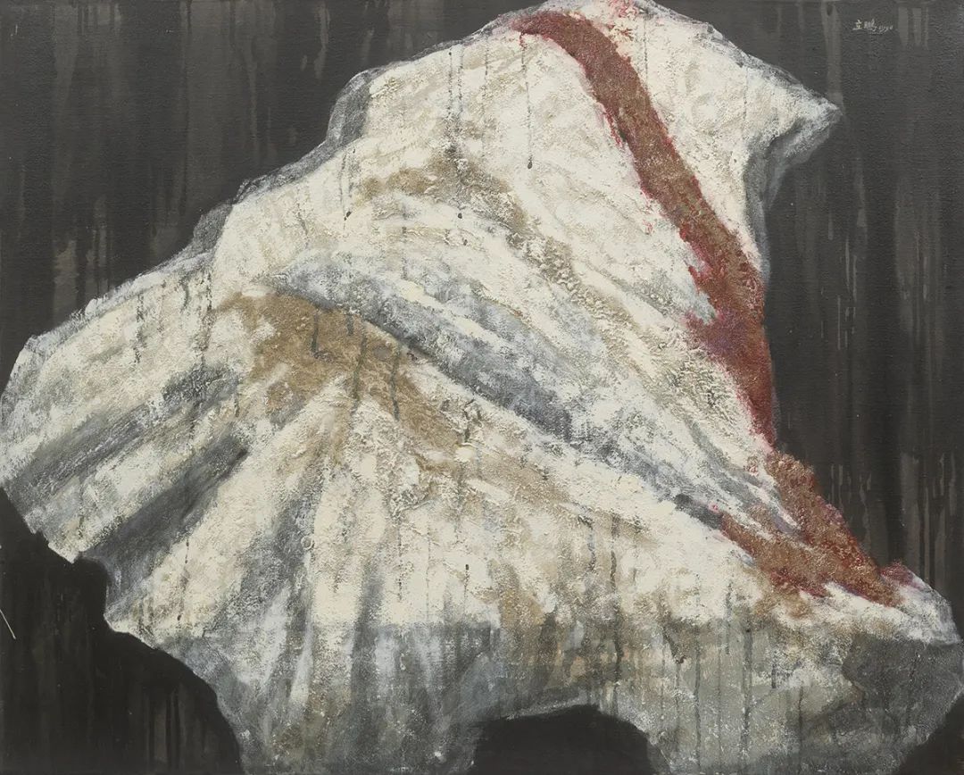 24 《白石系列悲怆篇三号》，80x100cm，布面油画，1990年，艺术家自藏.jpeg