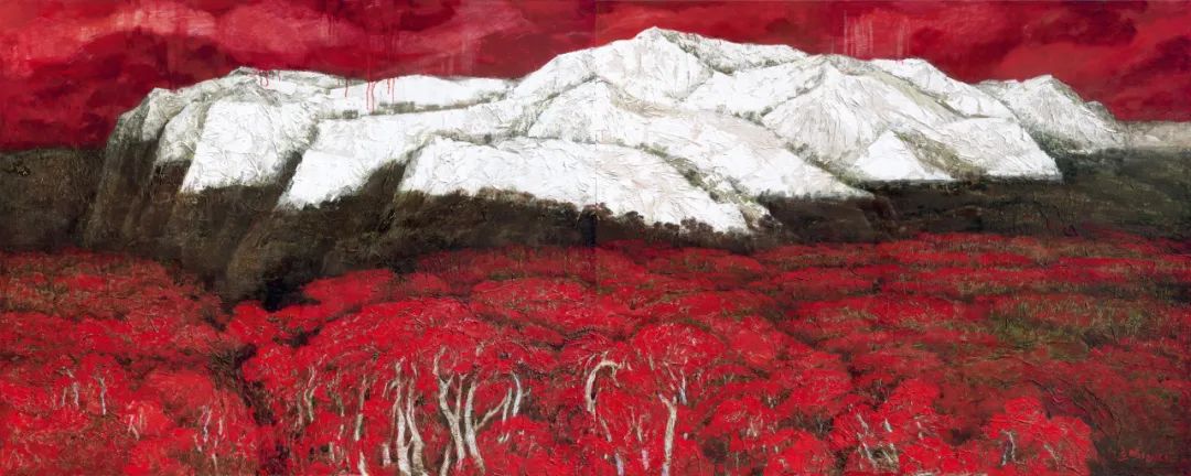 30 《致雪山》，130x324cm，布面油画，2008年，艺术家自藏.jpeg