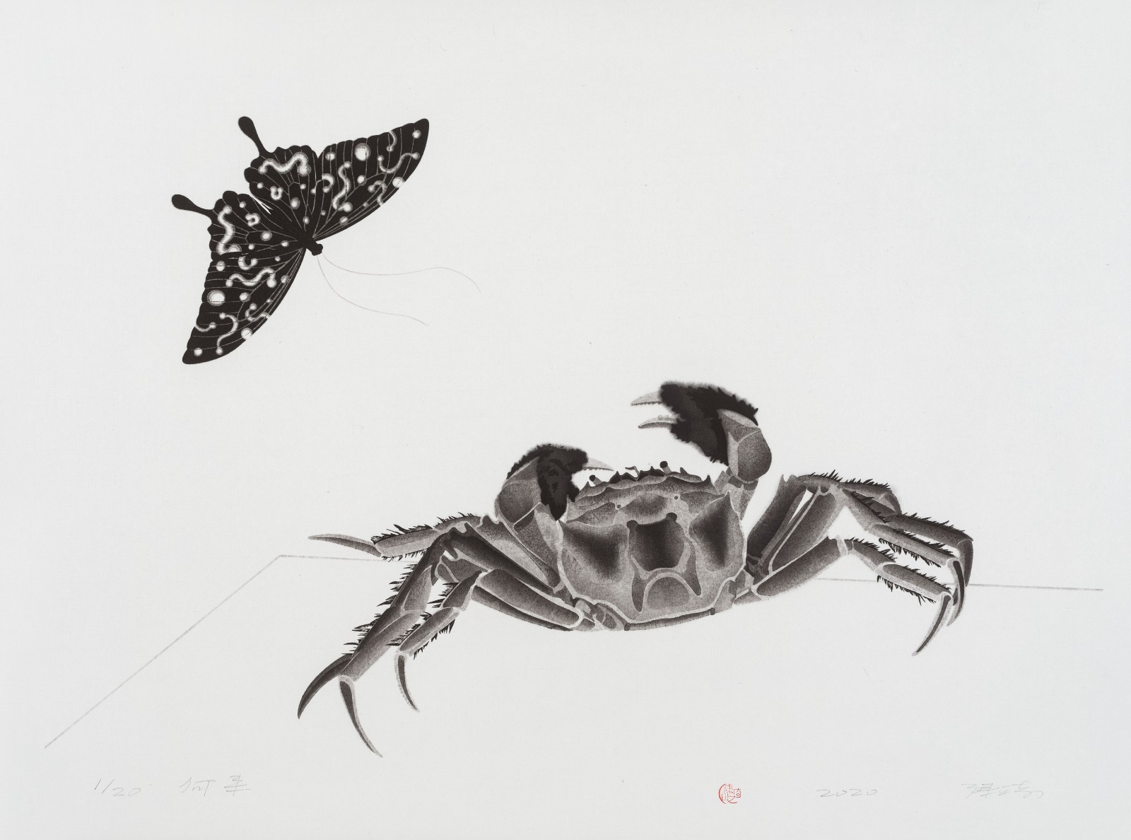 陈琦  何来  水印木刻  76.3×56cm  2020年.JPG