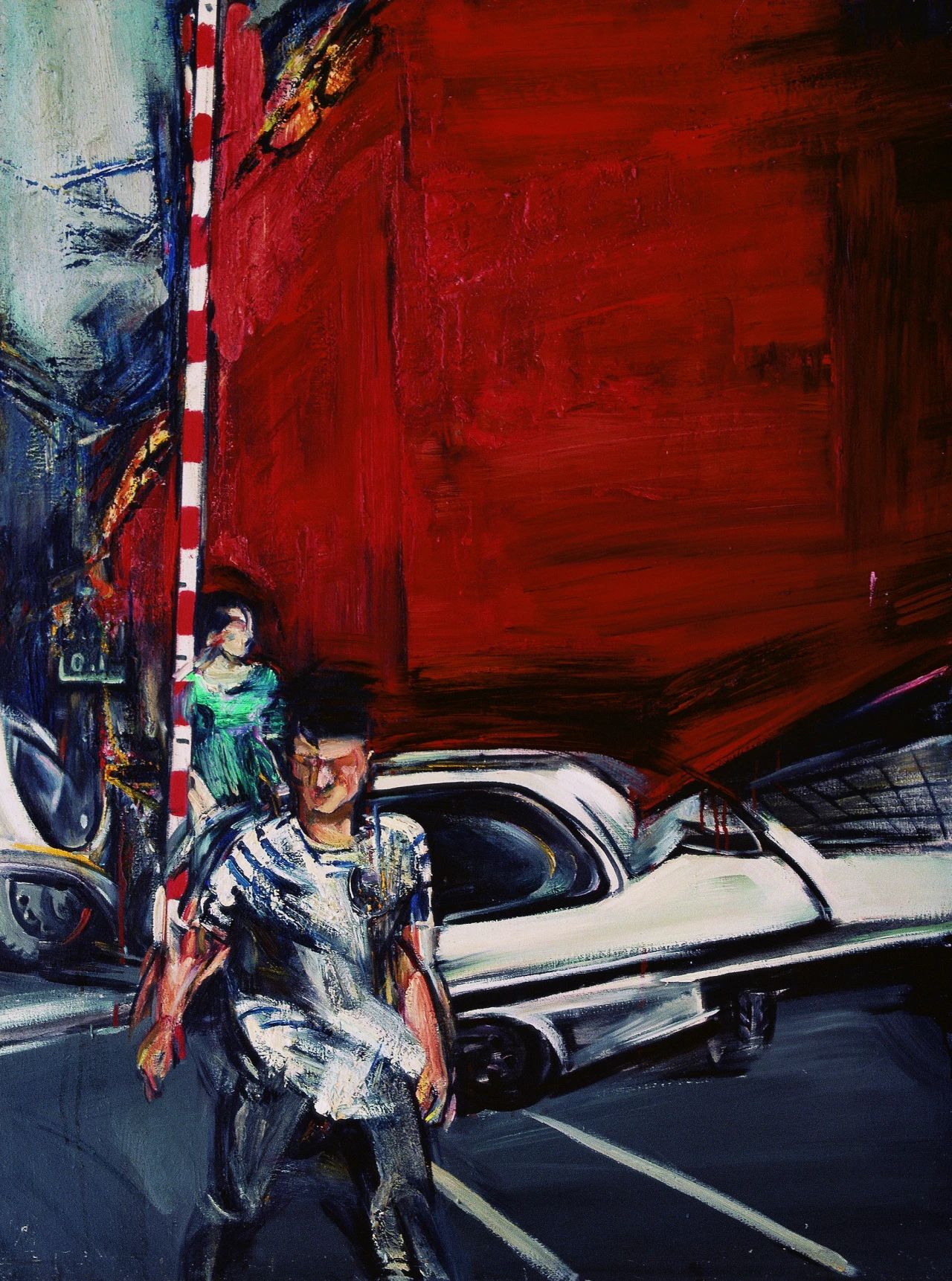 29 Red Wall, 115cm x 85cm, Oil on canvas, 1986.jpg