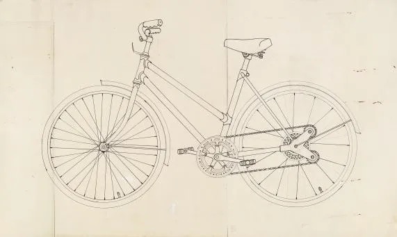 15 Wang Luyan,  “W Bicycle”, Bicycle Installation, 1996.jpg