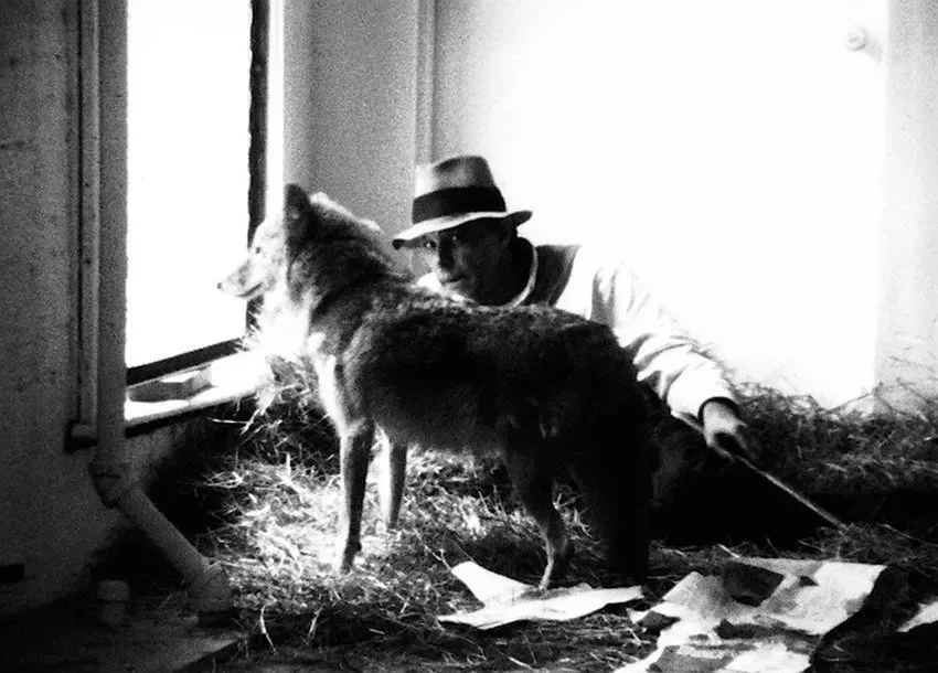 Joseph Beuys, I Like America And America Likes Me, 1974, Video film scans.webp.png